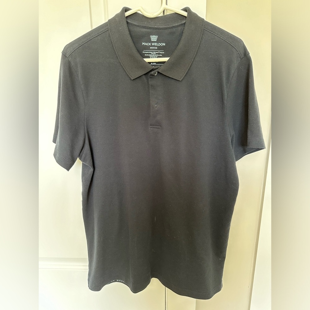 Mack Weldon Polo (Size Medium - Black)